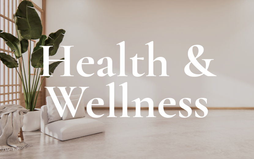 Health and Wellness Marketing services at No.17 calm wellness space with plant and beanbag